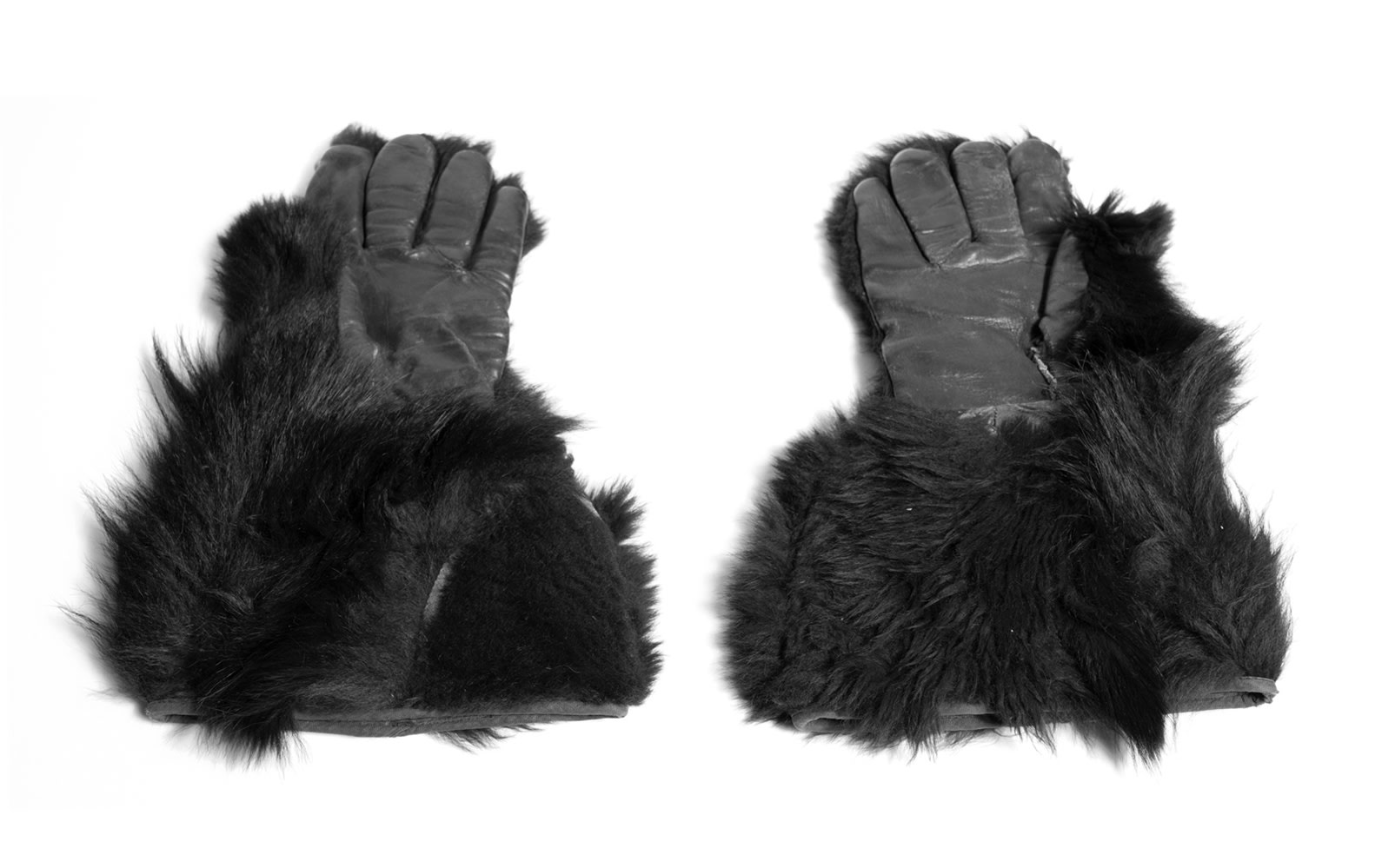 One Pair of Bear Skin Driving Gloves