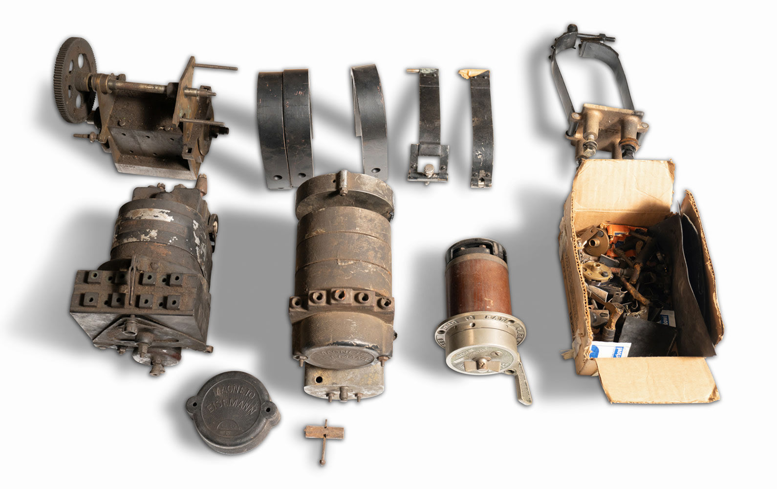 Assorted Eisemann Magnetos and Ignition Parts