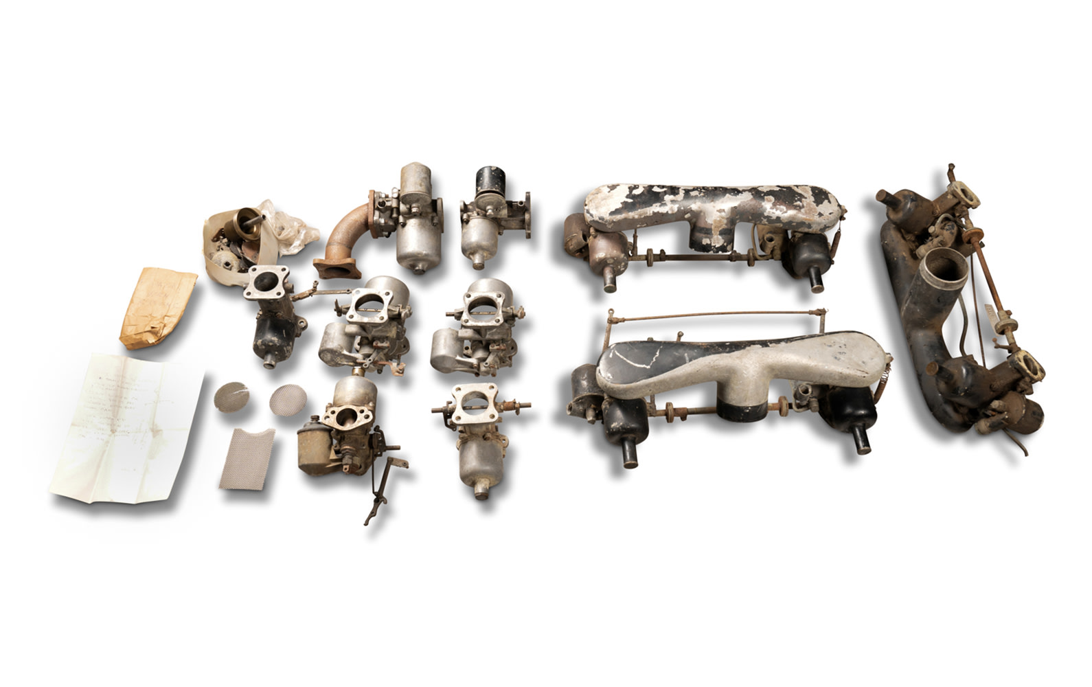 Assorted SU Carburetors and Manifolds