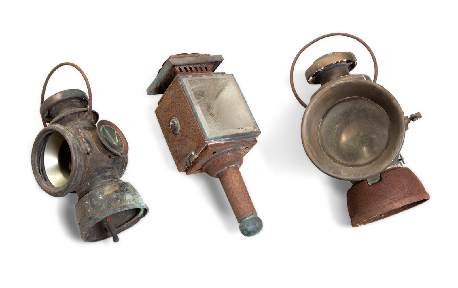 Early Gas-Fired Automotive Lighting Components