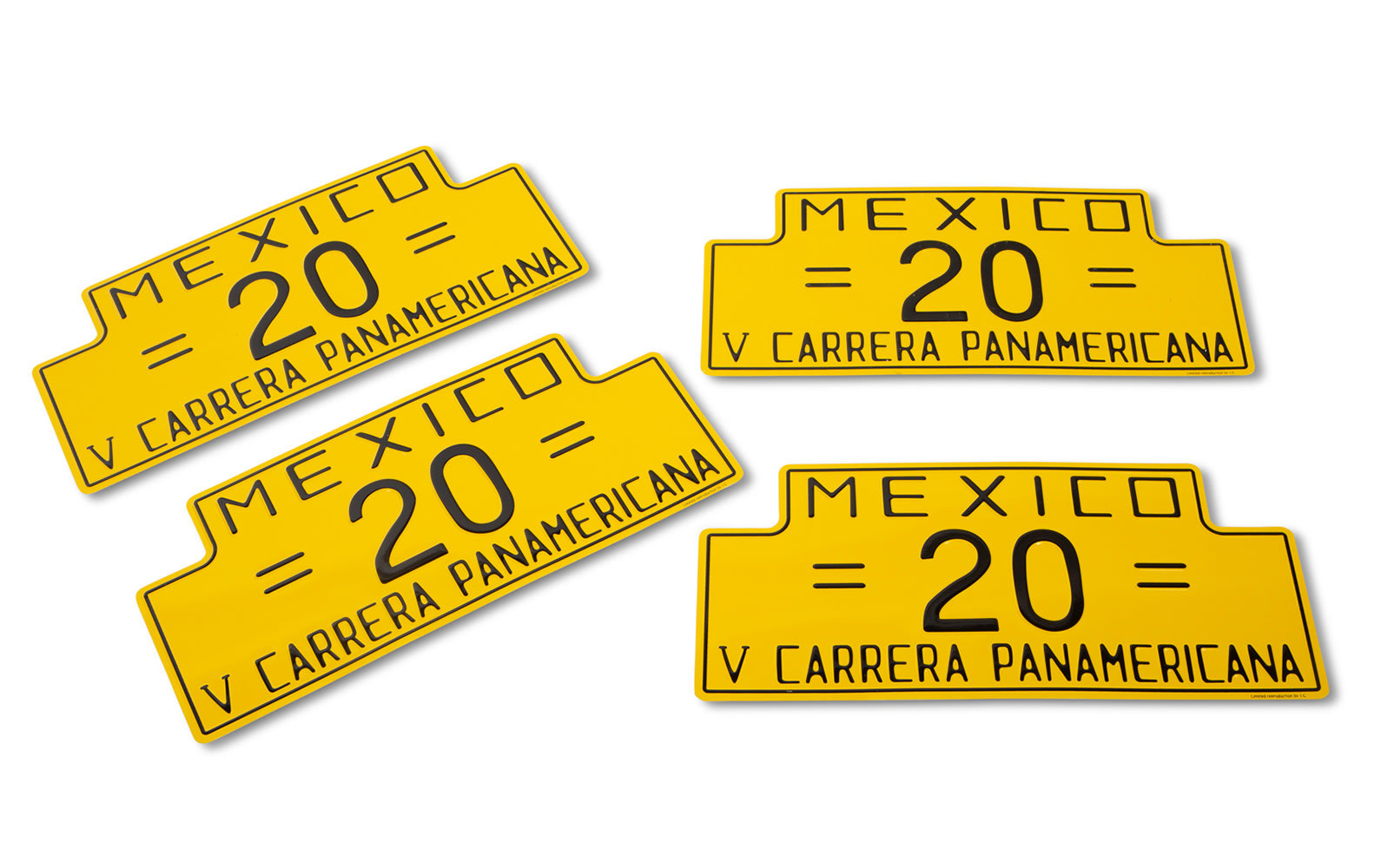 1954 Carrera Panamericana Plates (Reproduction)