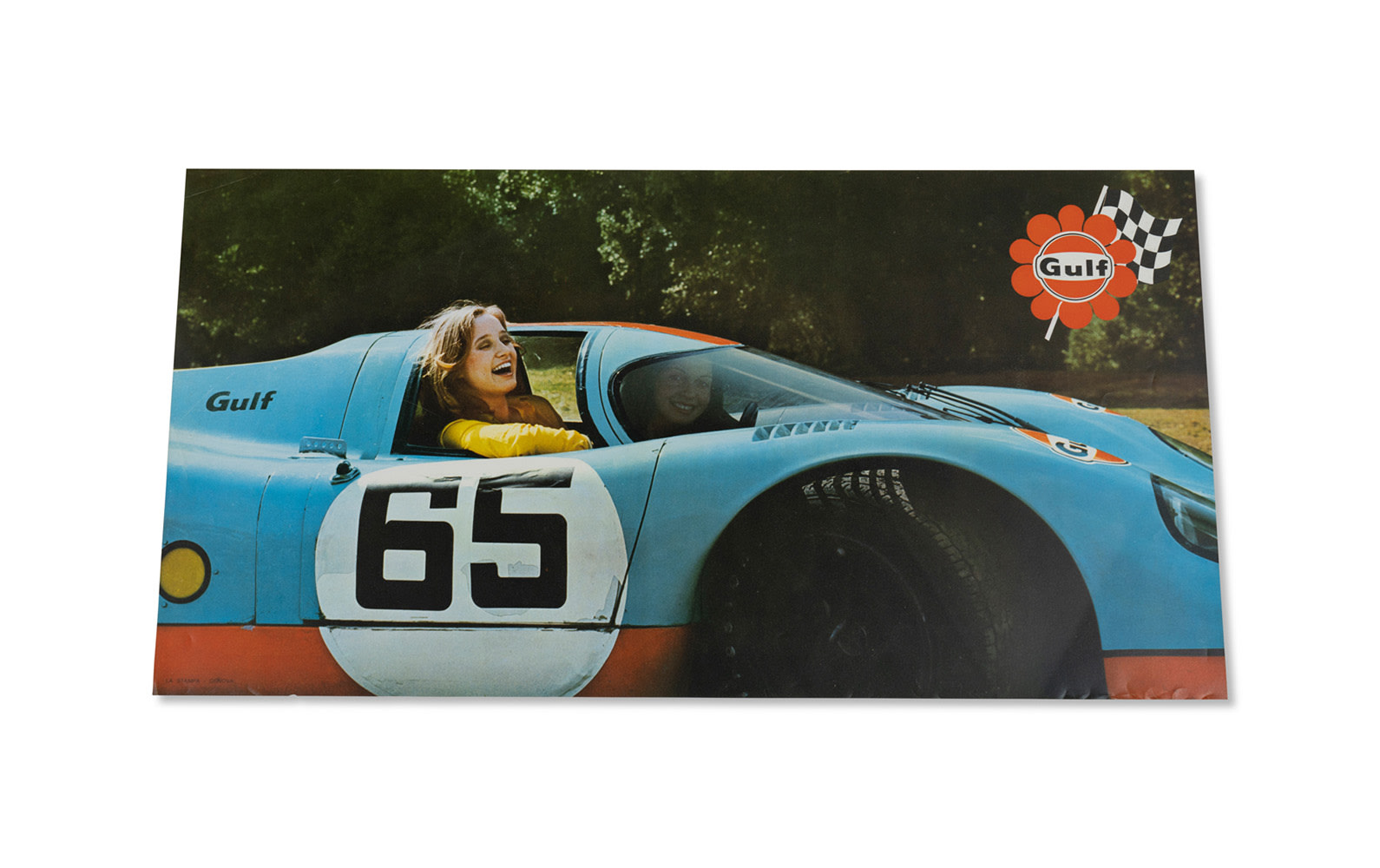 Gulf Porsche 917K Italian-Market Poster