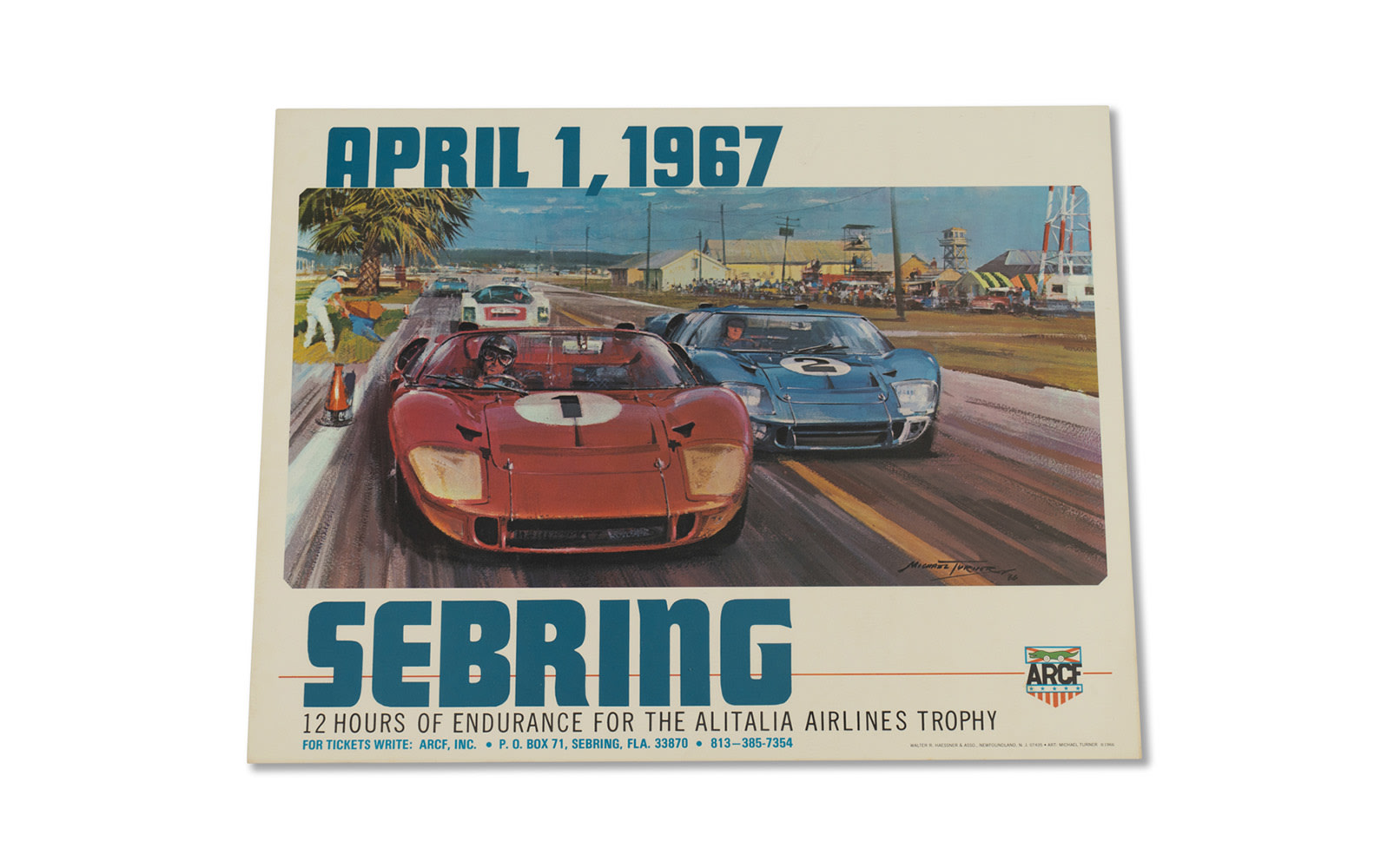 12 Hours of Sebring Poster, 1967