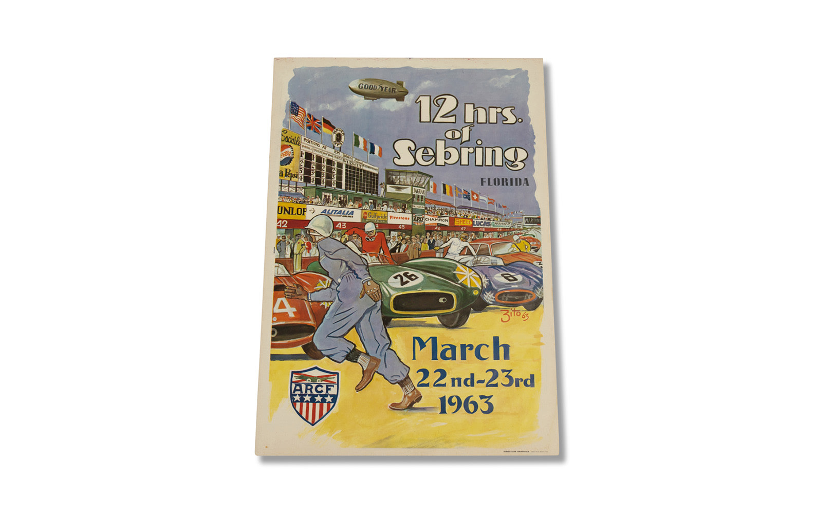 12 Hours of Sebring Poster, 1963