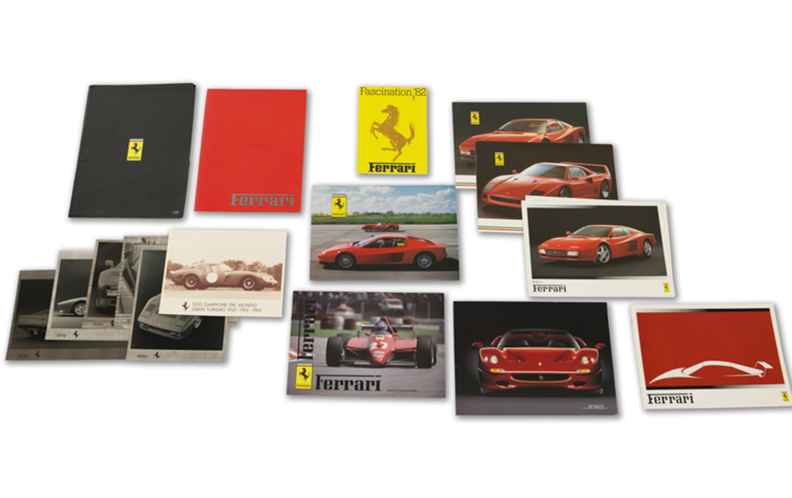 Ferrari Franchise and Independent Dealer Brochures, Including 288 GTO Press Photographs