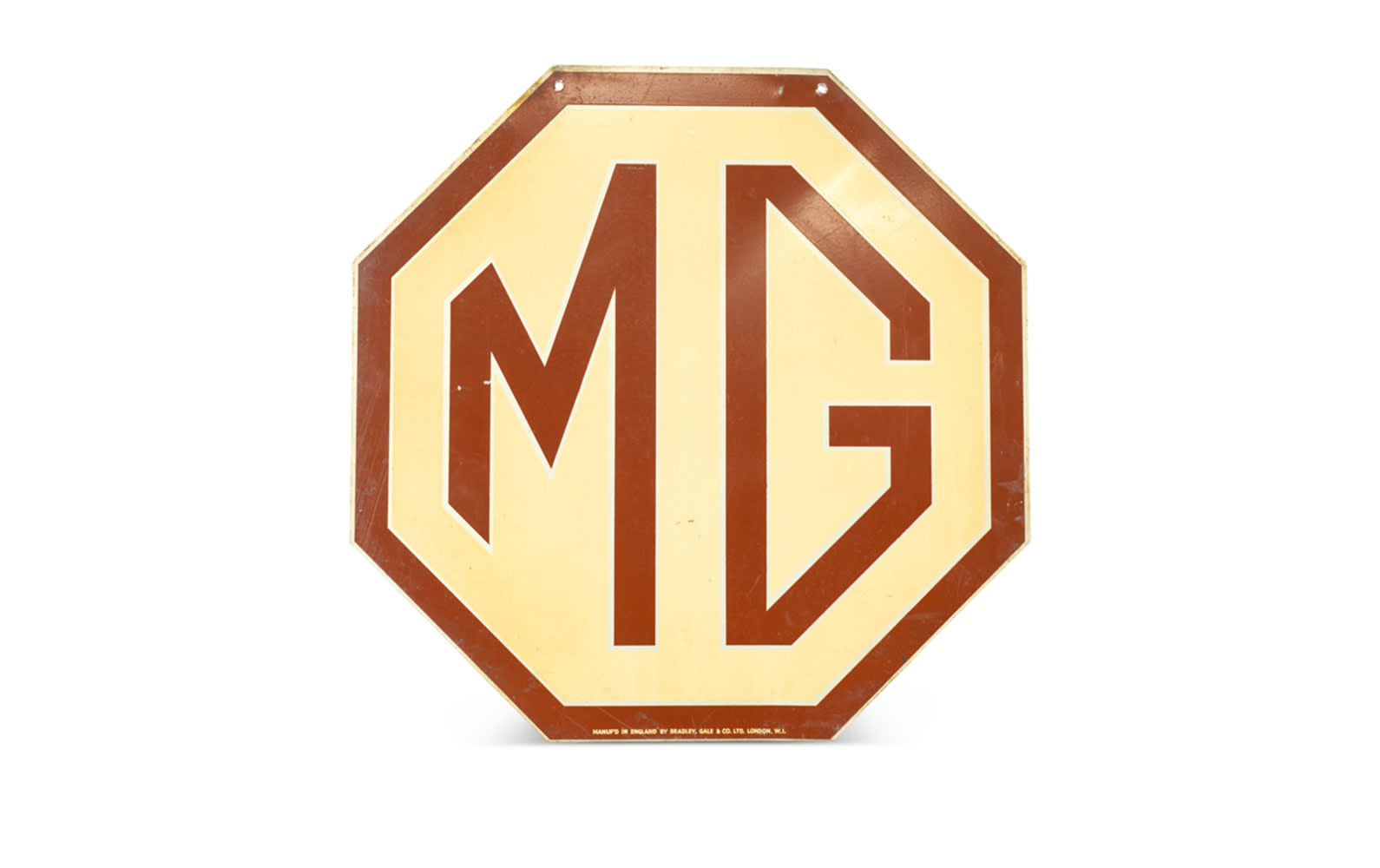 Octagonal MG Dealership Sign