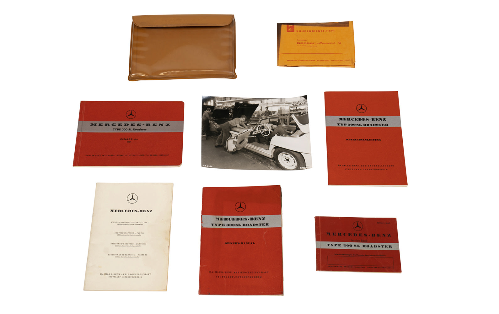 1957 Mercedes-Benz 300 SL Roadster Manual Set