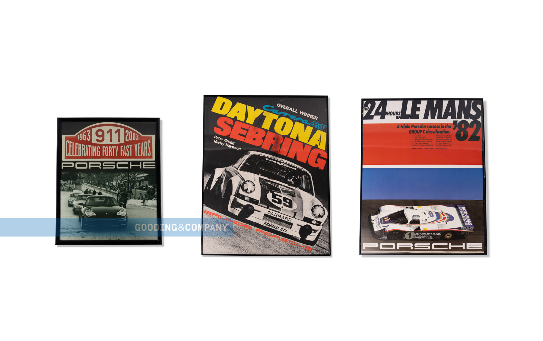 Collection of Original Factory-Issued Porsche Posters