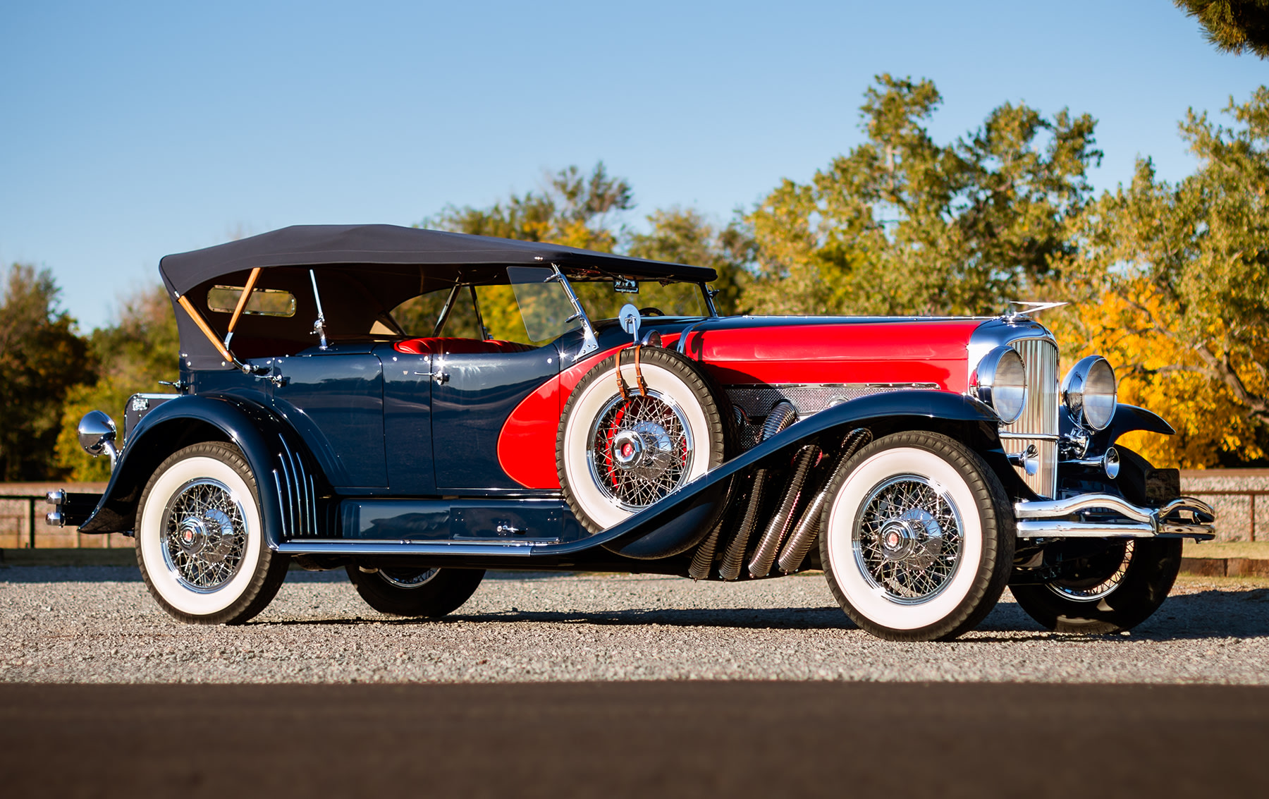 1929 Duesenberg Model J Dual Cowl Phaeton-2