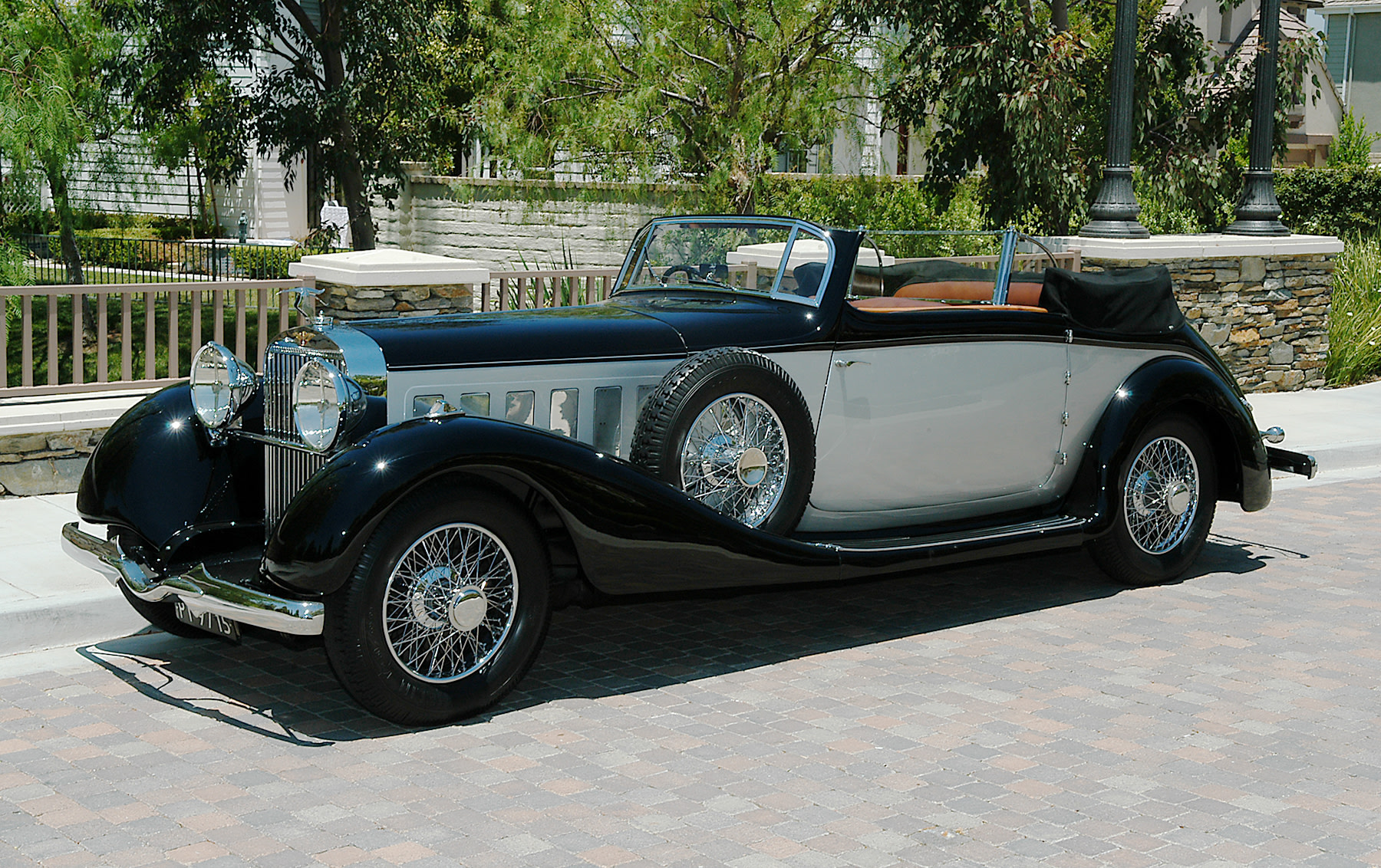 1936 Hispano-Suiza J12 Convertible Victoria-2