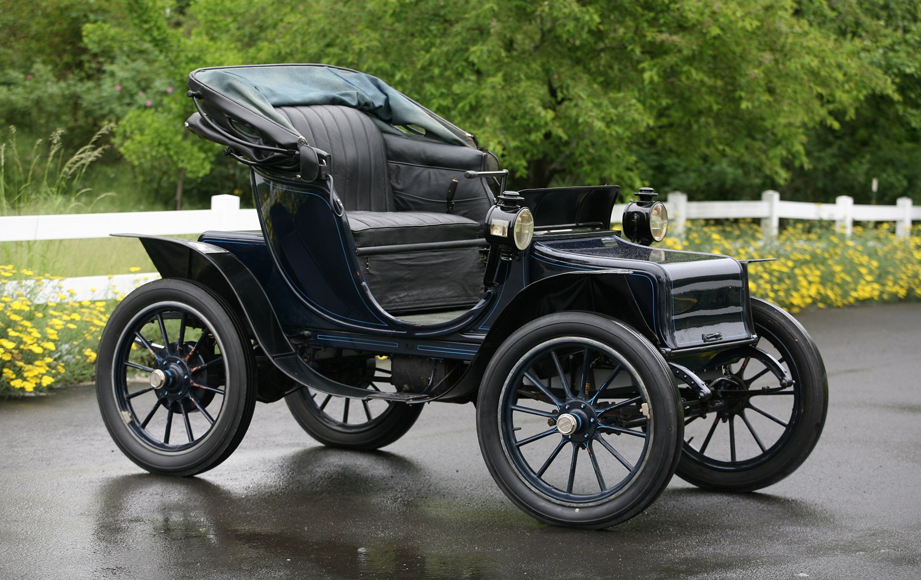 1910 Baker Model V Electric Victoria