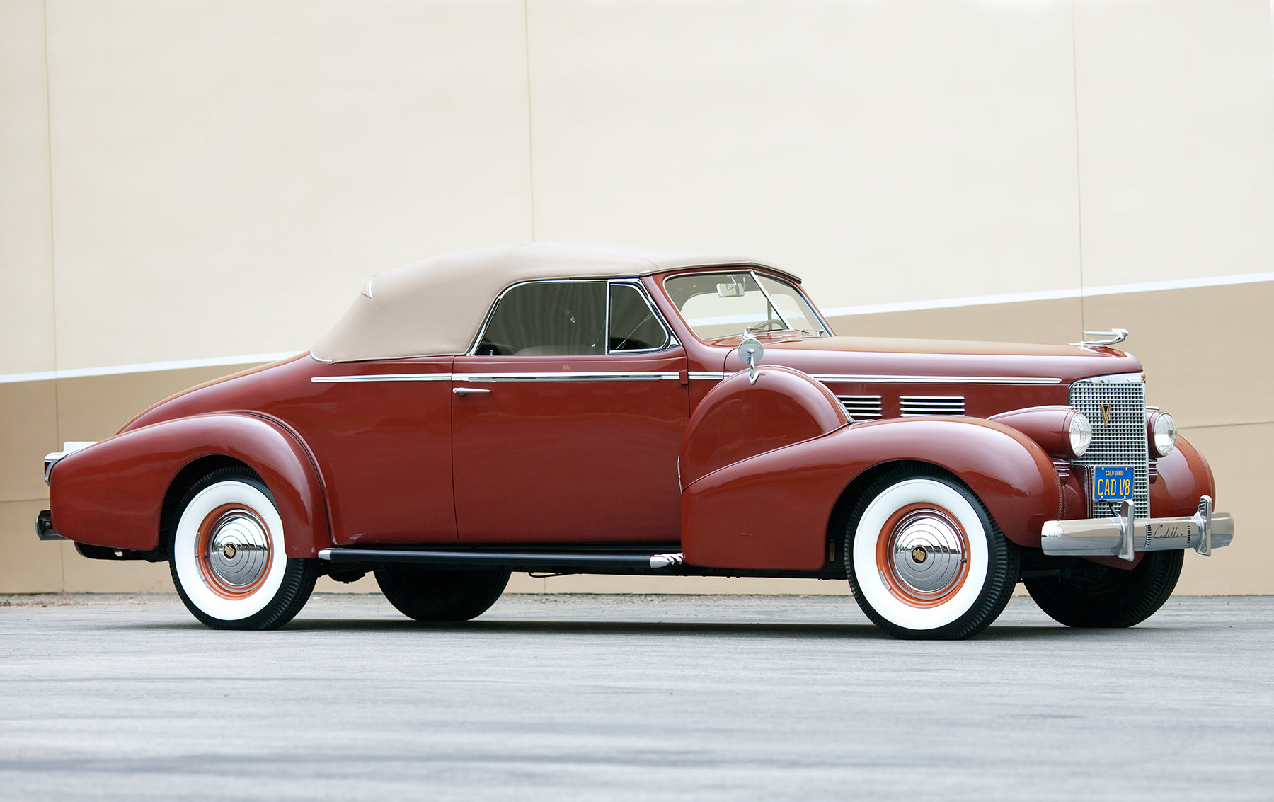 1938 Cadillac Series 75 V8 Convertible Coupe