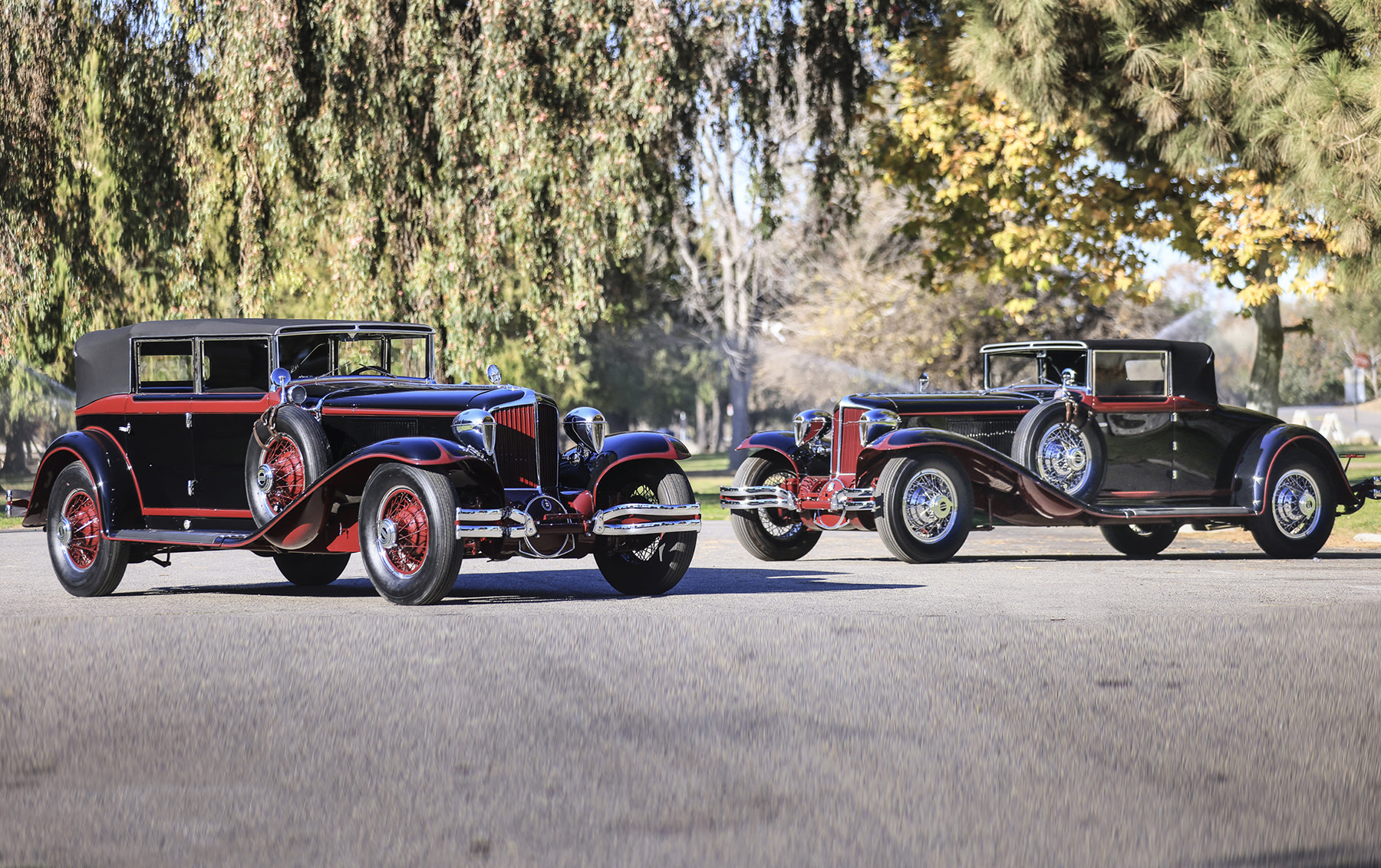 1929 Cord L29 Cabriolet and 1930 Cord L29 Convertible Sedan
