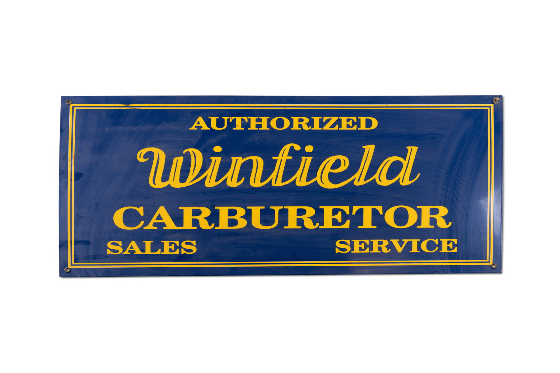 Winfield Carburetor Authorized Sales-Service Sign