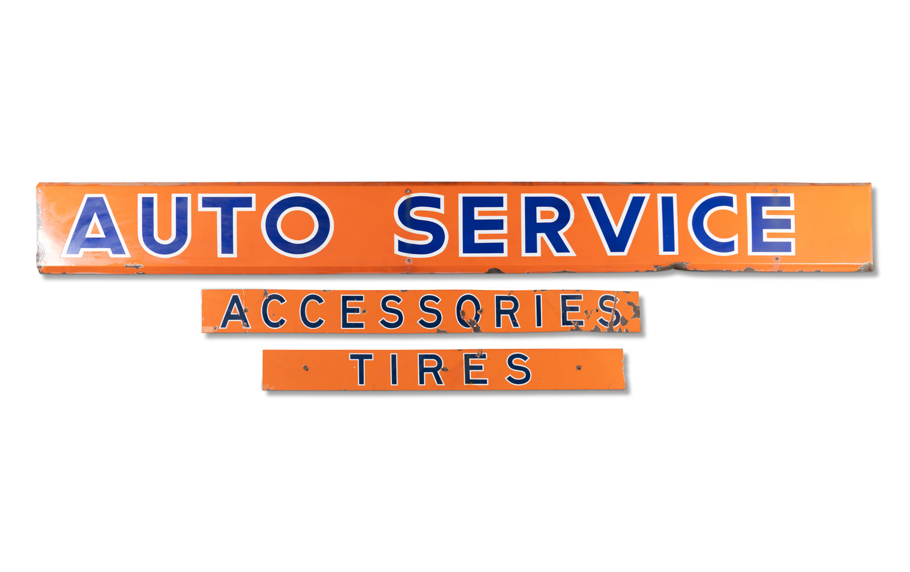 Auto Service, Accessories, and Tires Signs