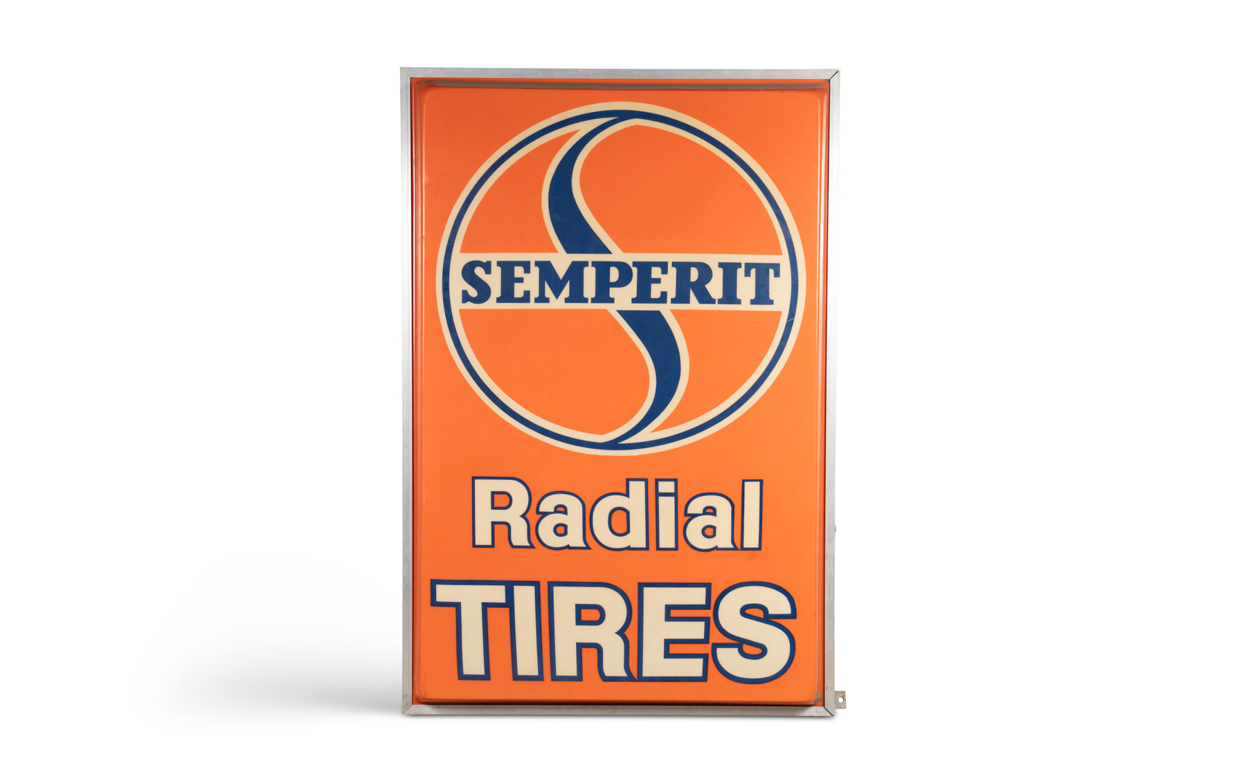 Illuminated Semperit Radial Tires Sign by Essex/NPI Illuminated Designs, Double Sided