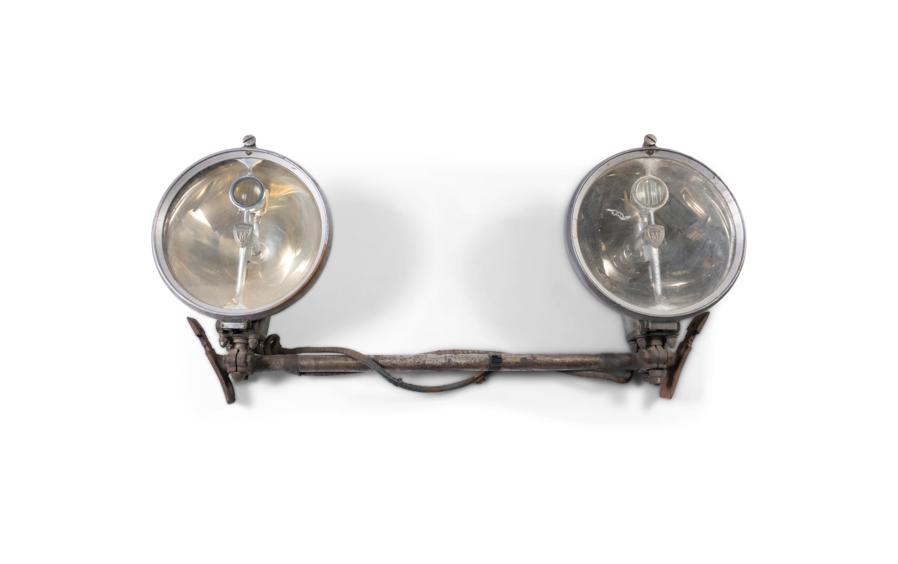 Two Marchal Lamps with Mounting Bracket