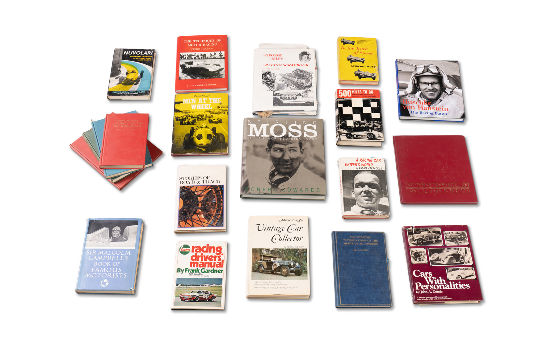 Assorted Automotive Biographies and Racing-Related Literature 