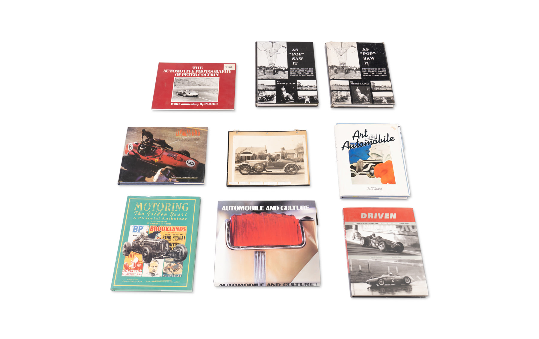 Assorted Books on Automotive Photography and the Automobile as Art