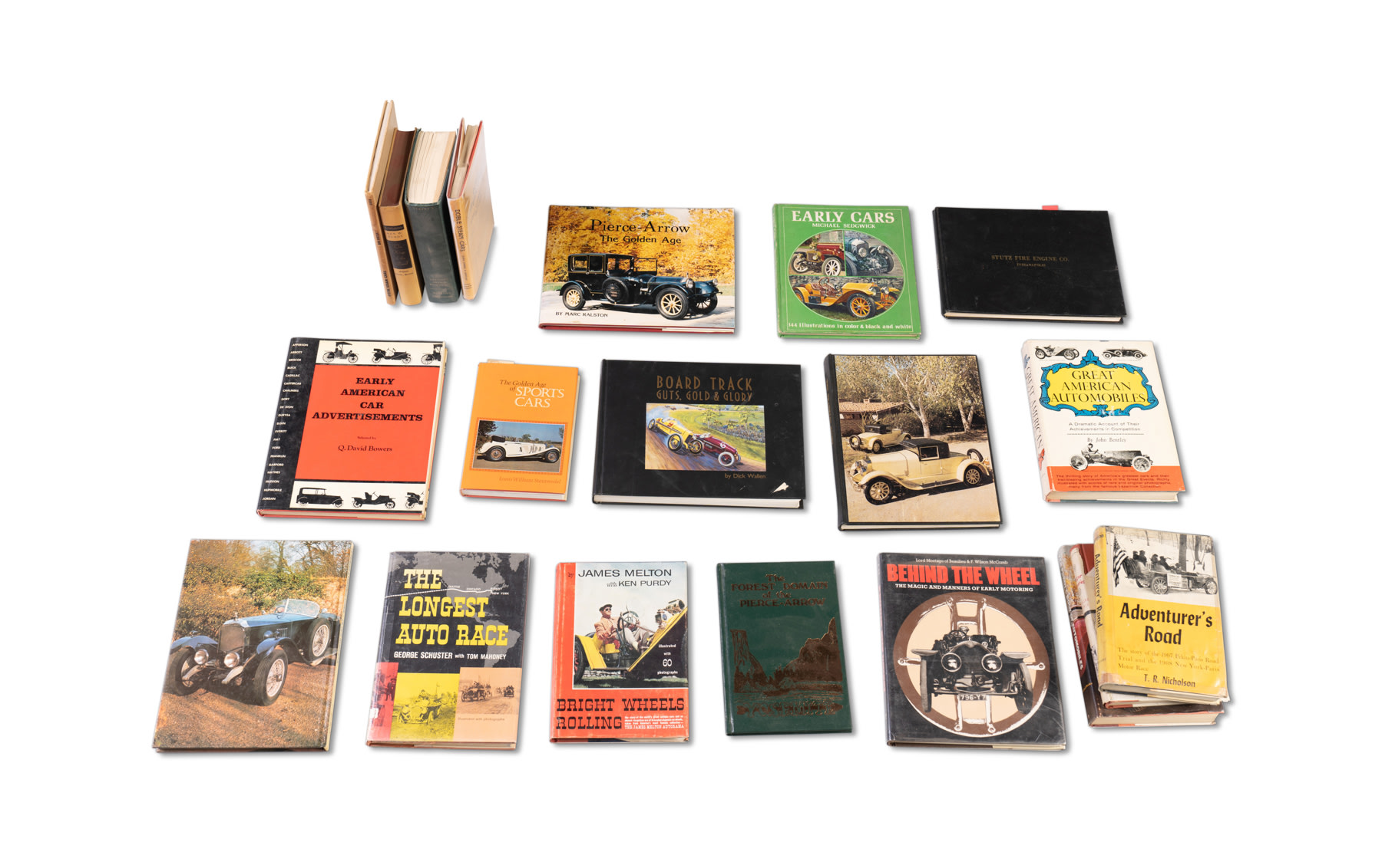 Assorted Books on Early Motoring 