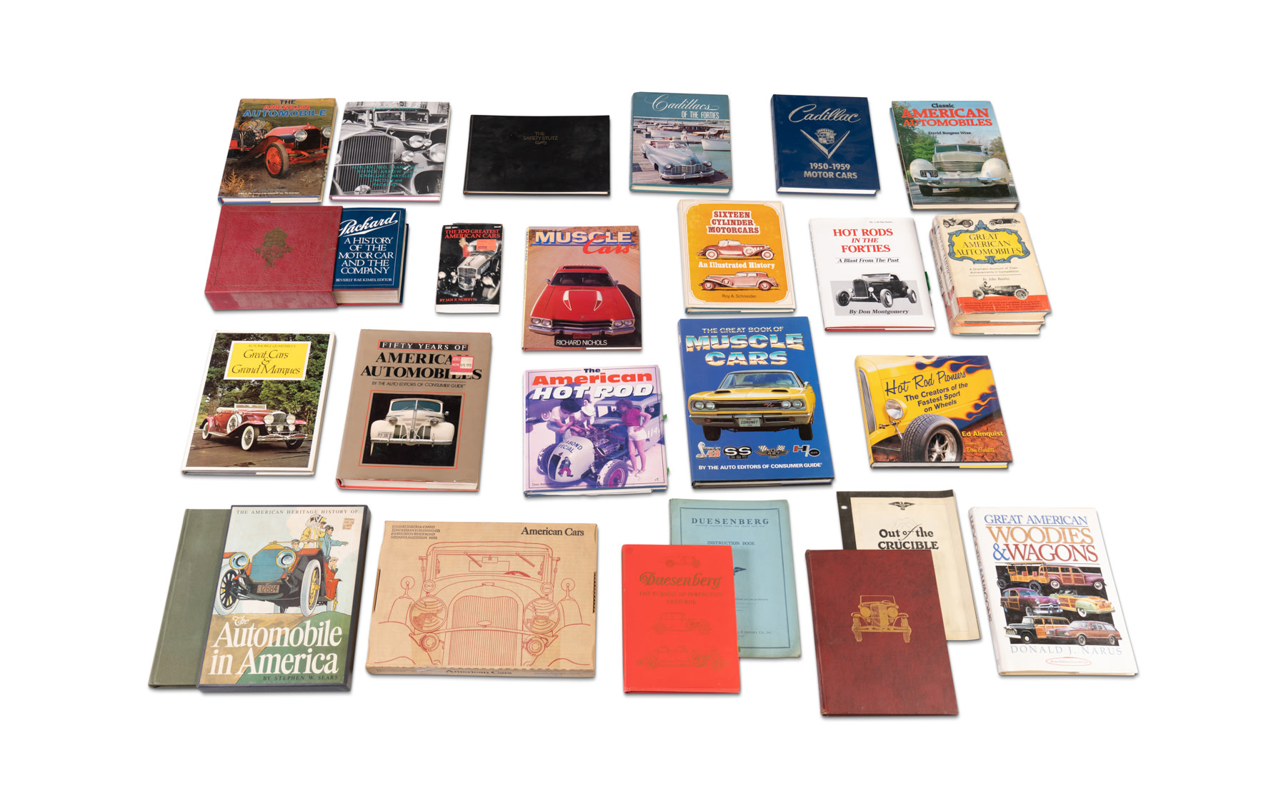 Assorted Books on American Marques