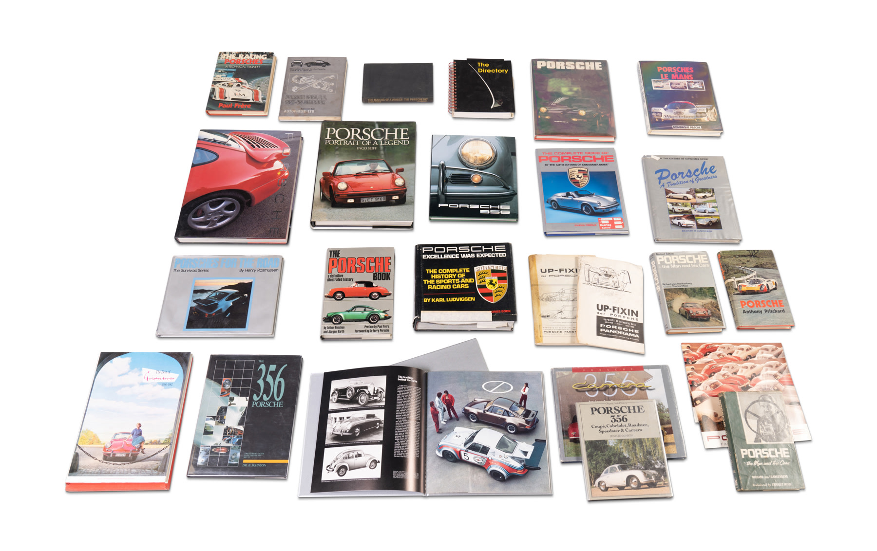 Assorted Books on Porsche 