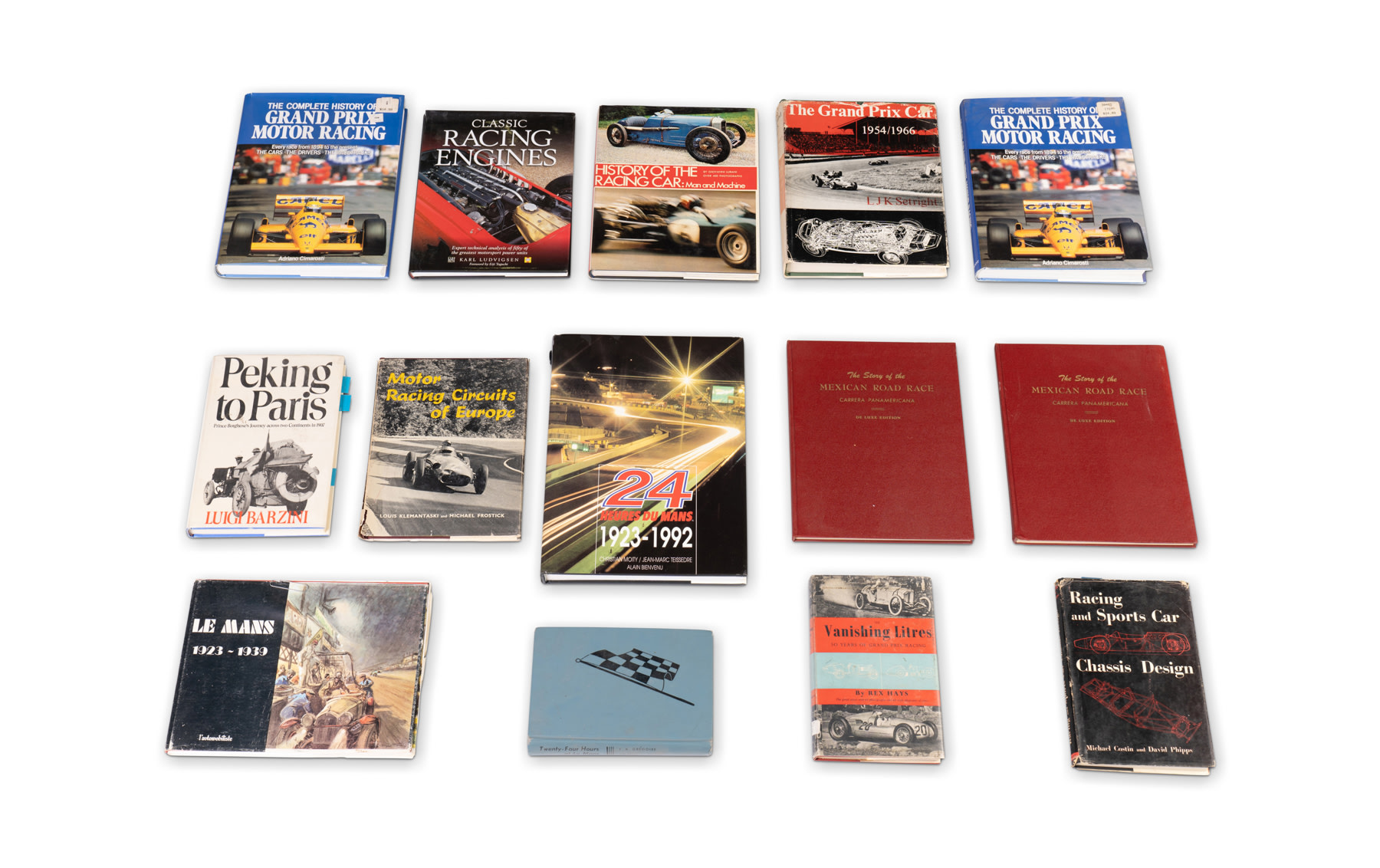 Assorted Books on Motor Racing