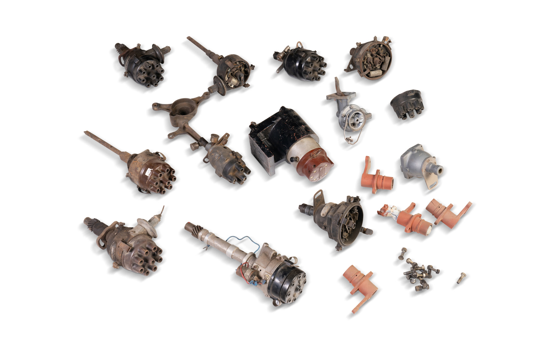 Assorted Distributors, Magnetos, and Related Ignition Components