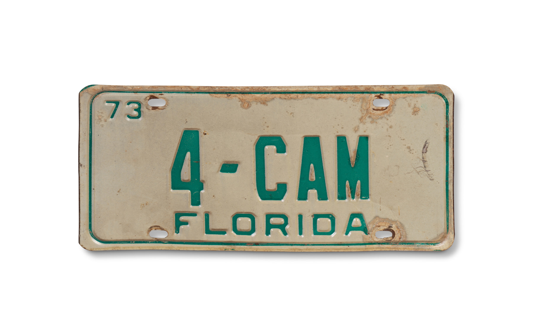 1973 Florida Vanity License Plate 