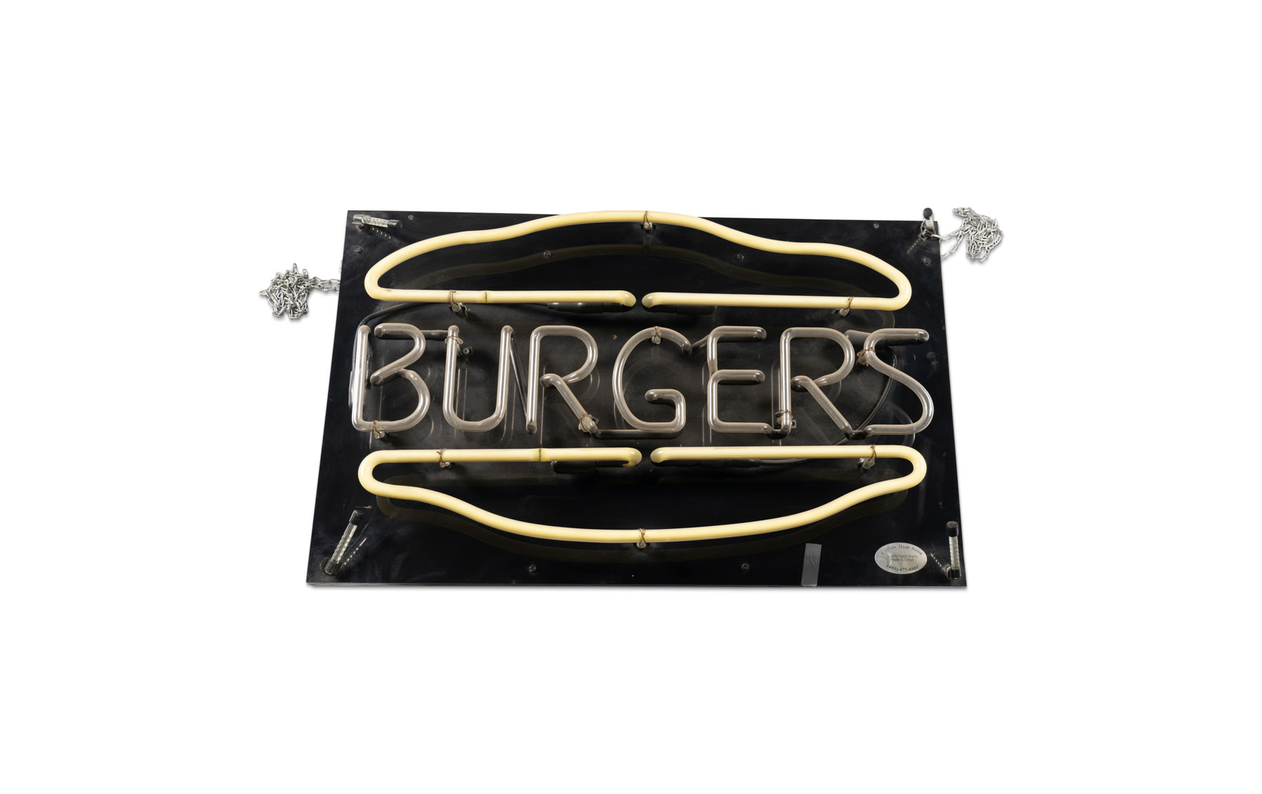 Neon Burger Sign
