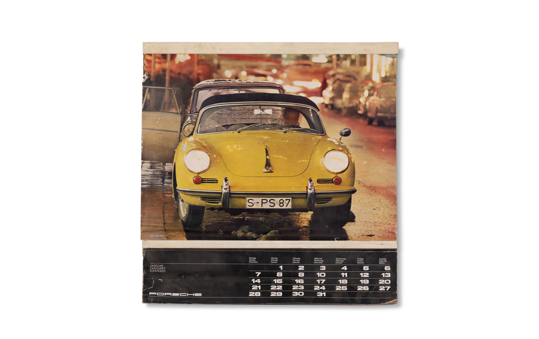 1960s Porsche Calendar