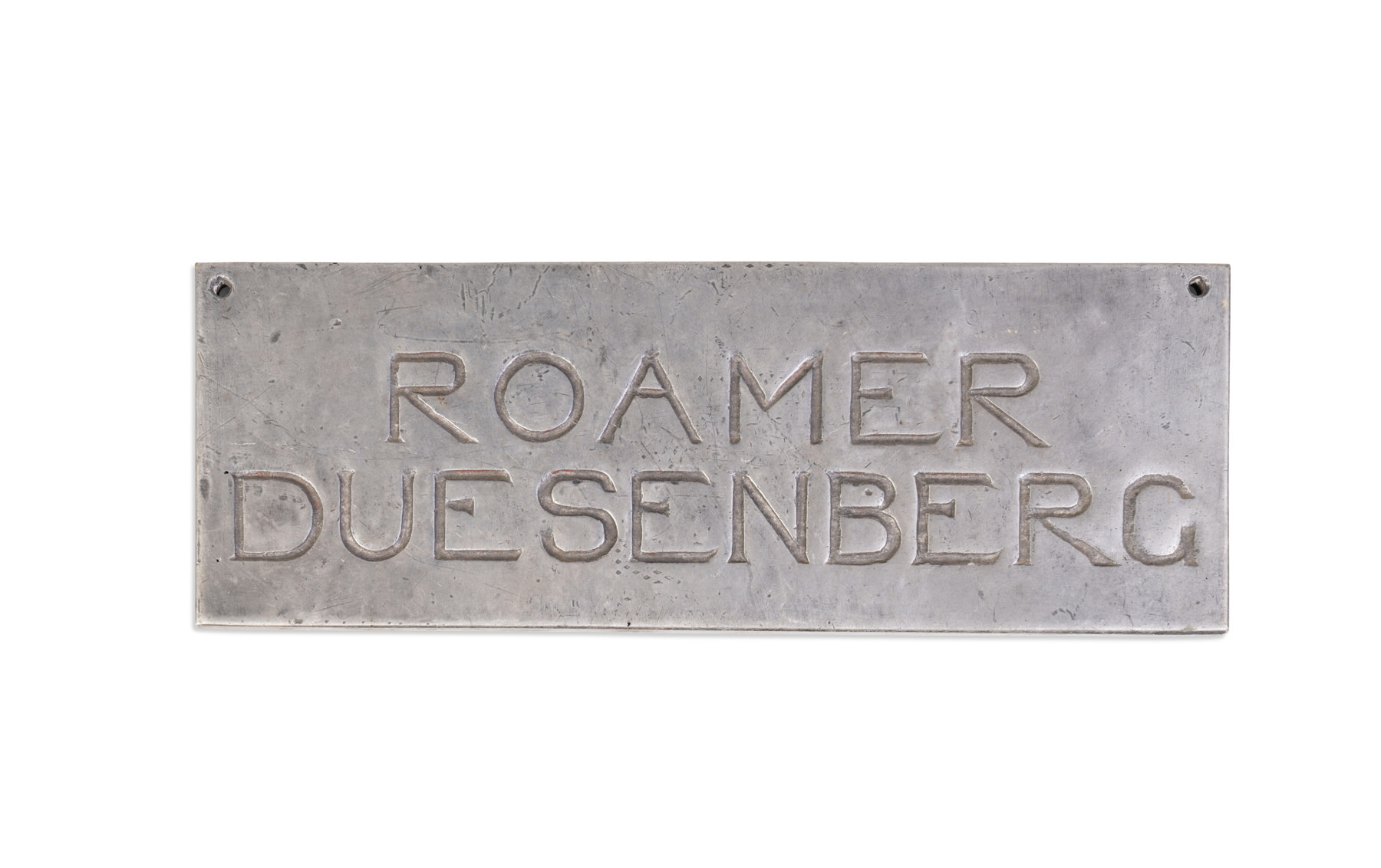 Roamer Duesenberg Plaque