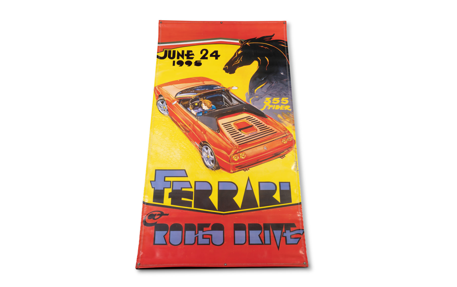 1995 Ferrari at Rodeo Drive Vinyl Event Banner