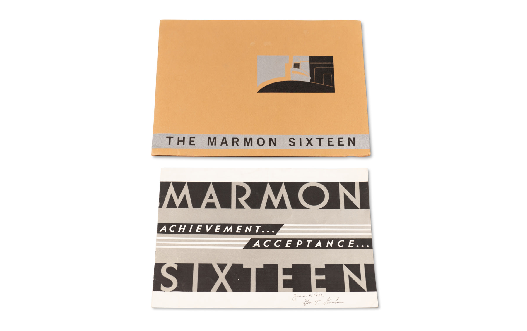 Marmon Sixteen Sales Literature