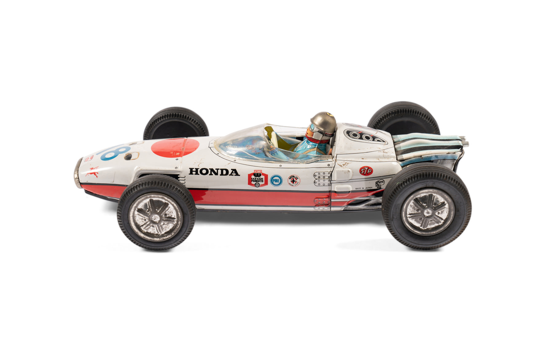 Asahi ATC Honda Grand Prix Tin Toy Car