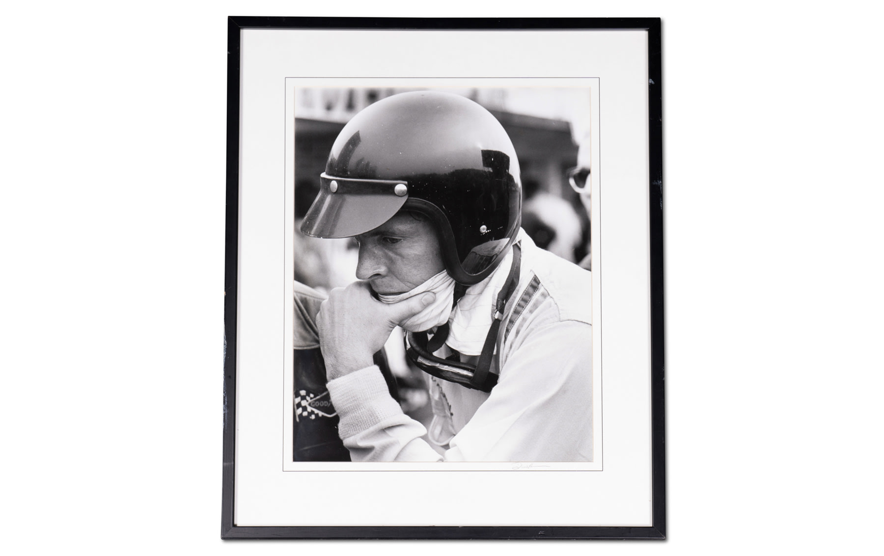 Photograph of Dan Gurney by Dave Friedman, Framed