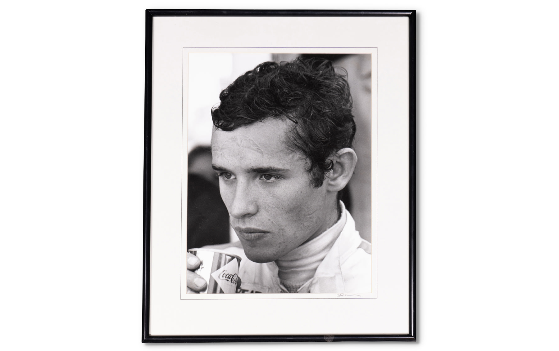 Photograph of Jacky Ickx by Dave Friedman, Framed 