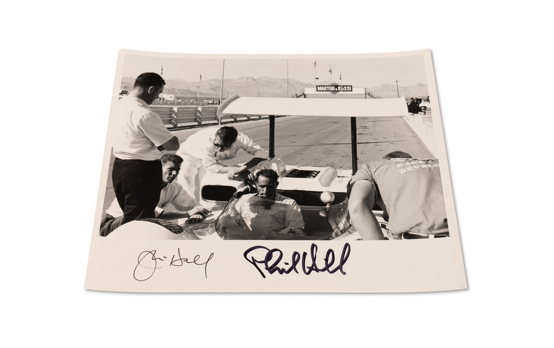 Photograph of the Chaparral 2E, Signed by Jim Hall and Phil Hill