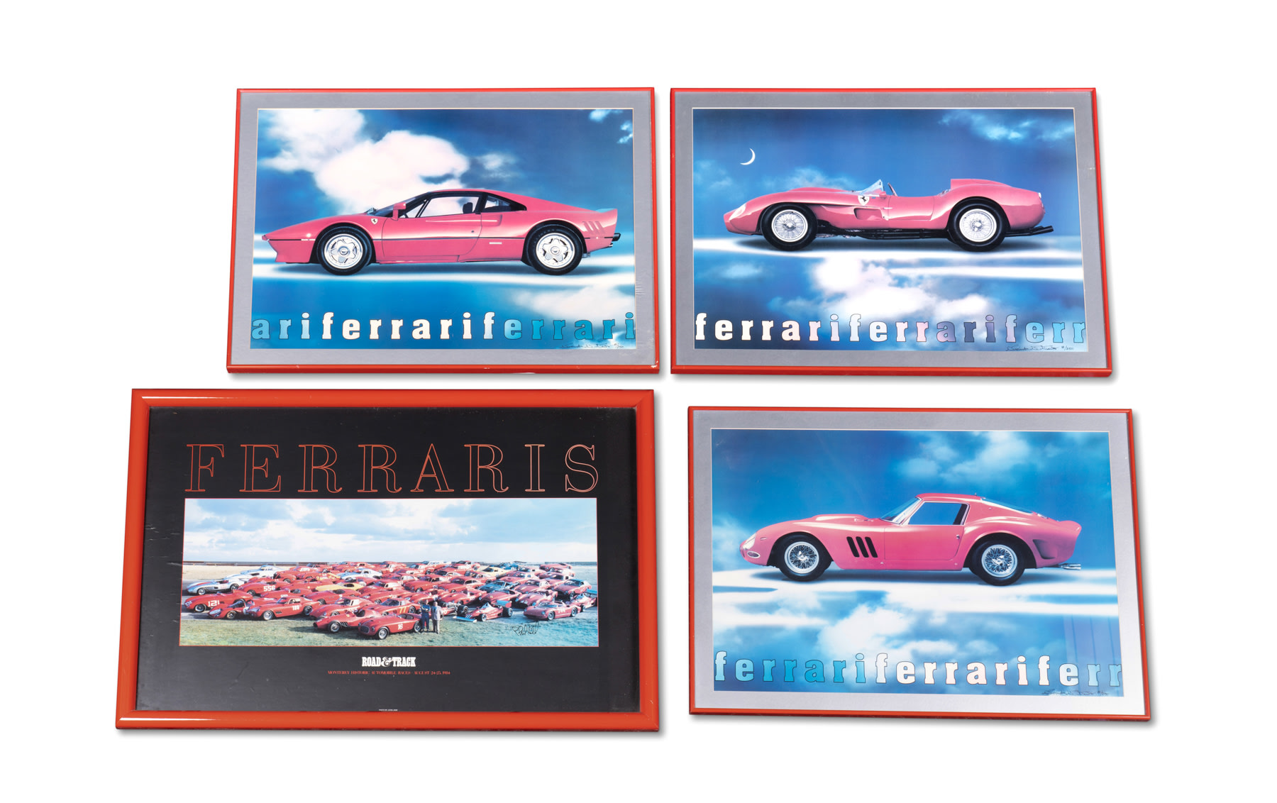 Ferrari Prints, No. 8 of 250, Framed