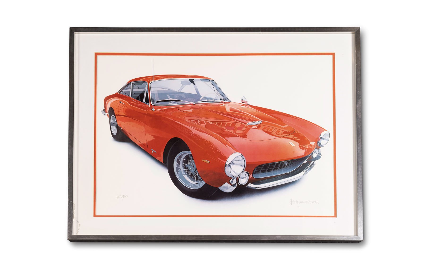 Ferrari Lusso Print by Harold James Cleworth