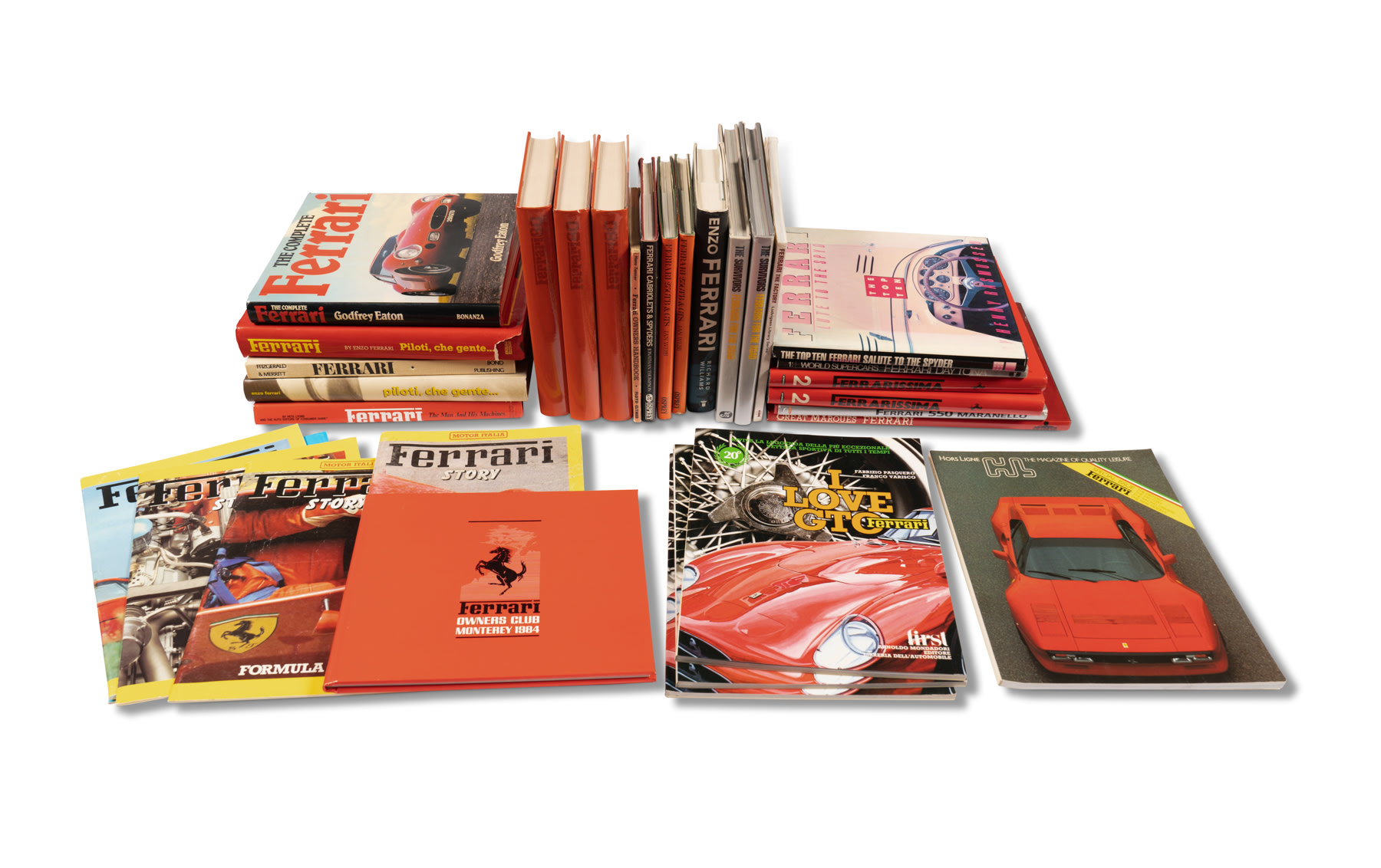 Assorted Ferrari Books