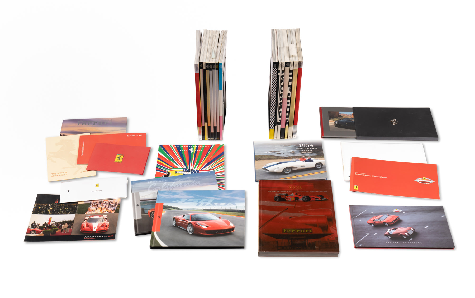 Assorted Ferrari Literature and Official Ferrari Magazines, 2000-Present