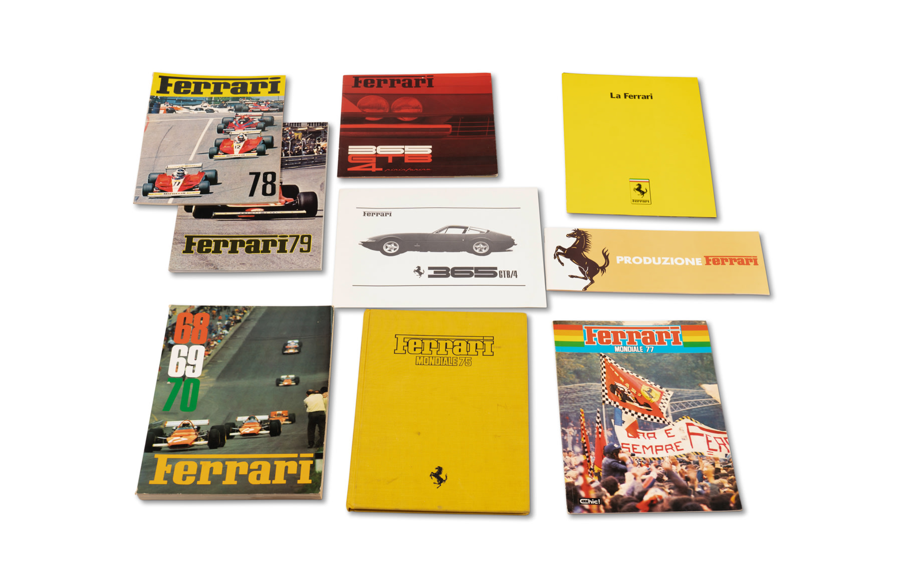 Assorted Ferrari Literature, 1970-1980