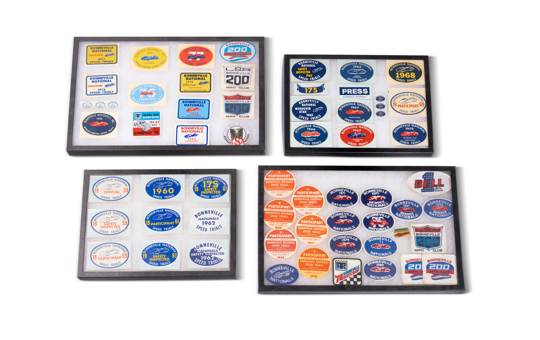 Framed Bonneville Stickers, Decals, and Patches