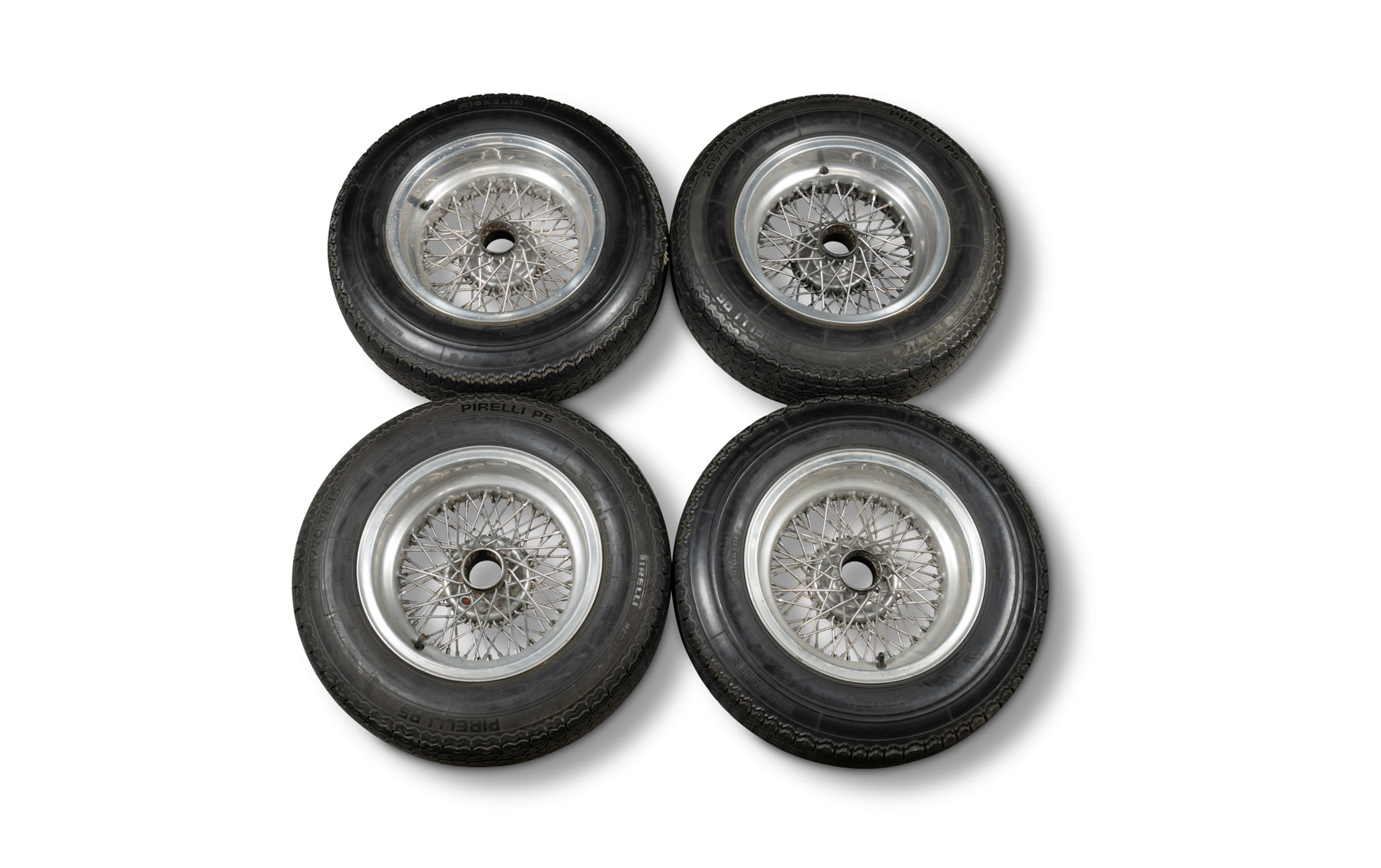 A Set of Four Borrani Wire Wheels for Ferrari 250 GT