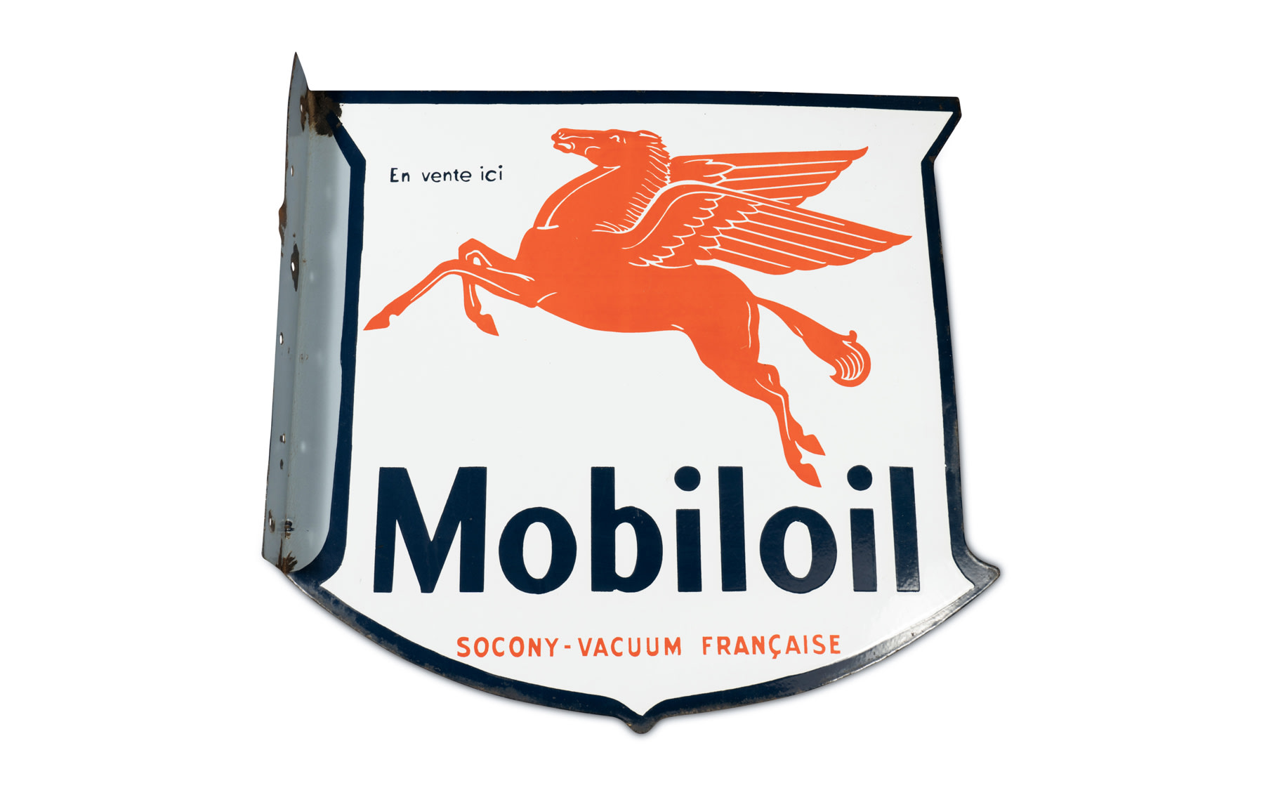 French Mobiloil Sign