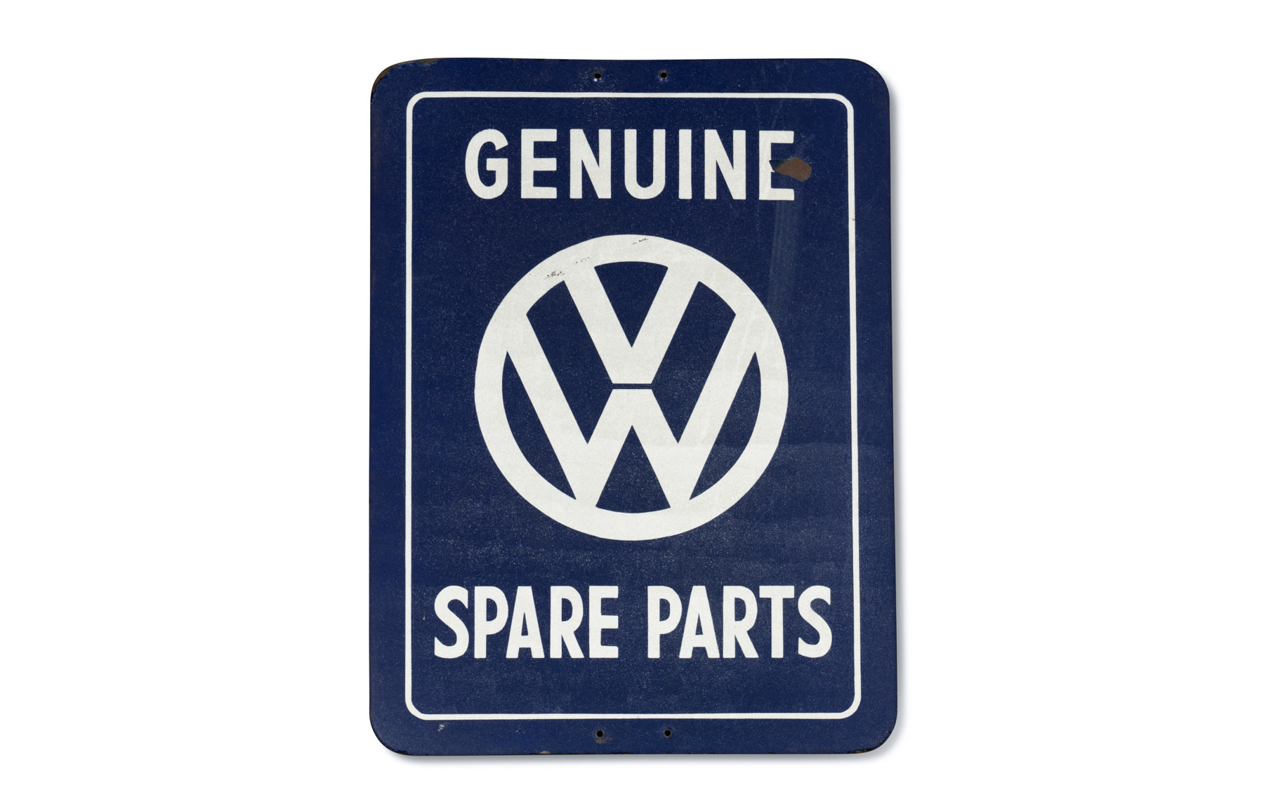 Volkswagen Dealership Parts Department Sign
