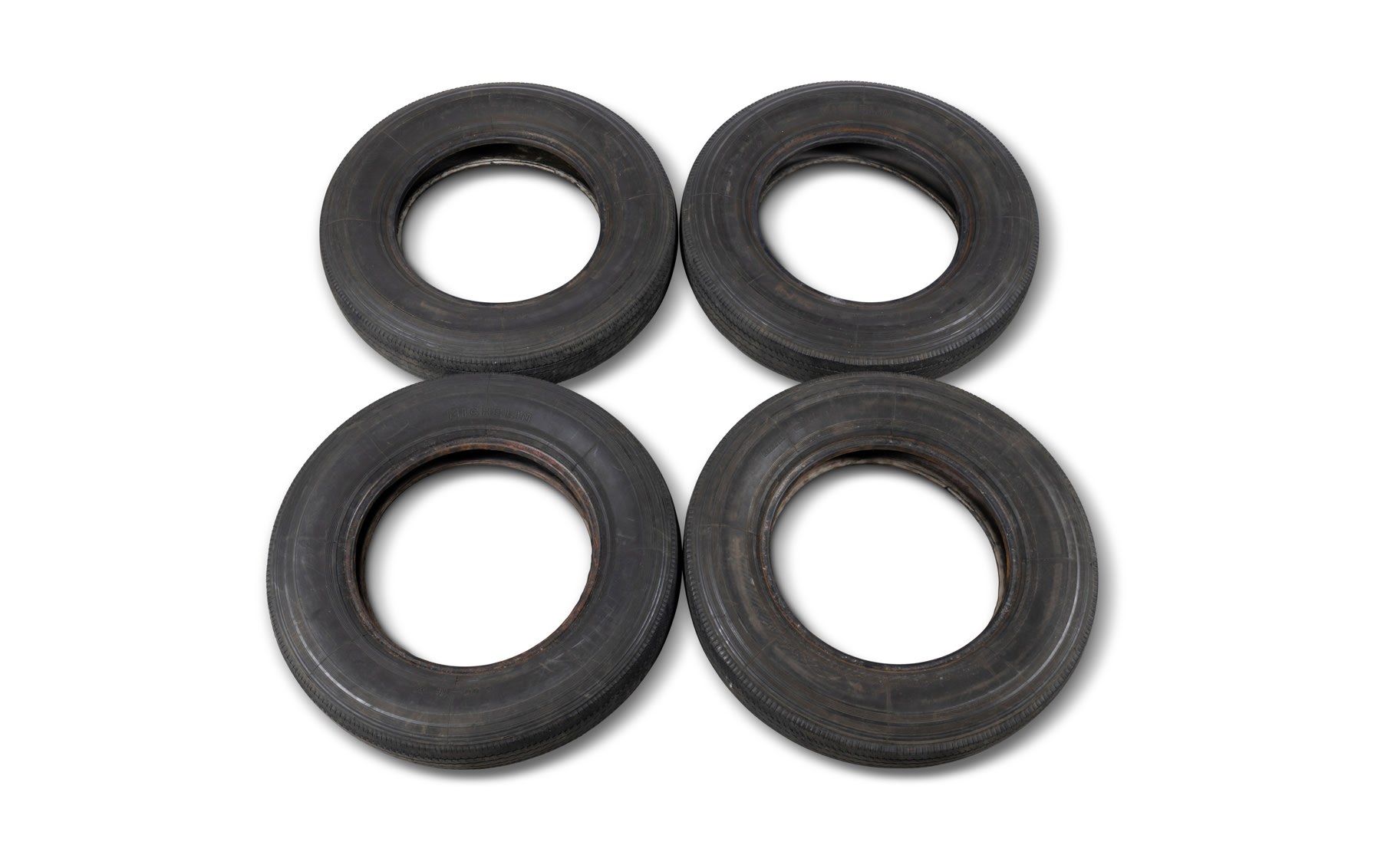Set of Four Michelin 6.00 x 16 Tires