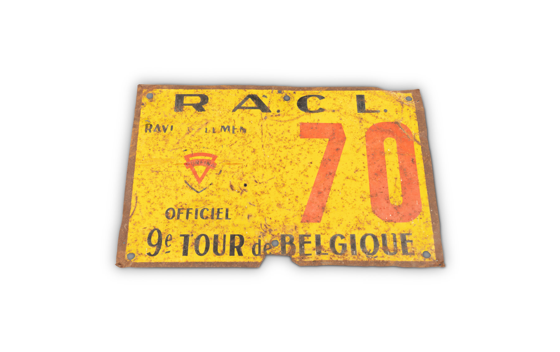 RACL 9th Tour de Belgique Entrant Plate