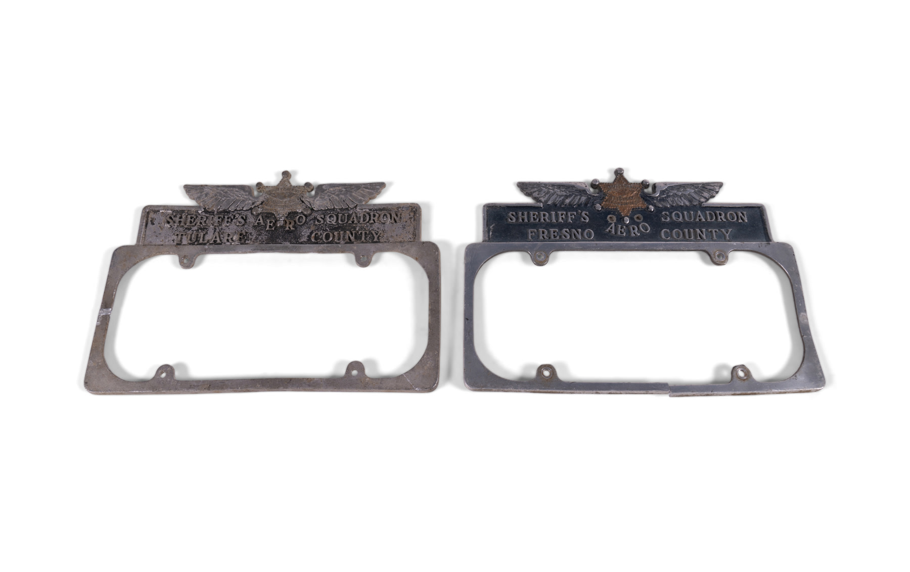 Sheriff's Aero Squadron Fresno County License Plate Frames